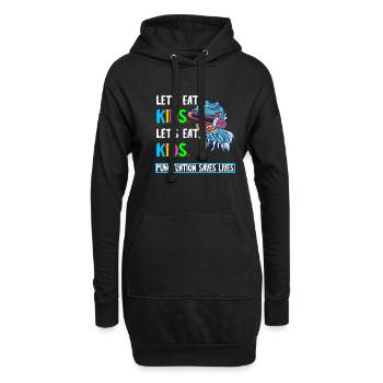 Grammatik Englischlehrer Englisch Sprache Lernen - Hoodie-Kleid - Schwarz - Vorne