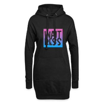 Diner Bar Kellnerin Kellner - Hoodie-Kleid - Schwarz - Vorne