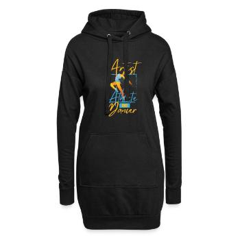 Danseur de ballet | Professeur de ballet | Ballerine - Sweat-shirt à capuche long Femme - noir - Devant