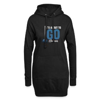 Es Ist Im Begriff, Eine Lustige - Hoodie-Kleid - Schwarz - Vorne