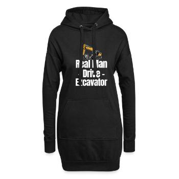 Real Mean Drive Bagger Bagger Bagger Bagger Lader - Hoodie-Kleid - Schwarz - Vorne