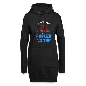 MMA-Park tout le monde est obligé de - Sweat-shirt à capuche long Femme - noir - Devant