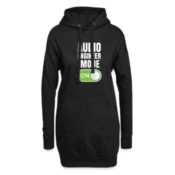 Audio-engineer-modus Bei Funny Concerts Speaker - Hoodie-Kleid - Schwarz - Vorne