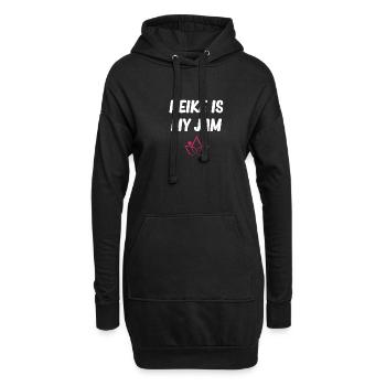 Reiki est ma guérison du chakra de la confiture, bouddhiste - Sweat-shirt à capuche long Femme - noir - Devant