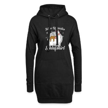 Mein offizielles Schlafshirt - Träumen Schlafen - Hoodie-Kleid - Schwarz - Vorne