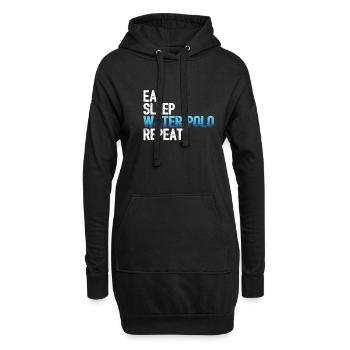 Wasserball Wasserballer Wasserballspieler Geschenk - Hoodie-Kleid - Schwarz - Vorne