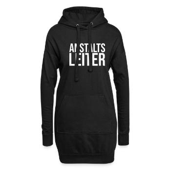 Anstaltsleitung Anstaltsleiter Anstaltsleiterin - Hoodie-Kleid - Schwarz - Vorne