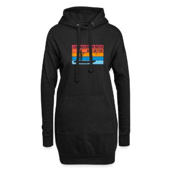 Stand-up paddle Stand-up paddle Stand-up paddle Pagayeurs - Sweat-shirt à capuche long Femme - noir - Devant