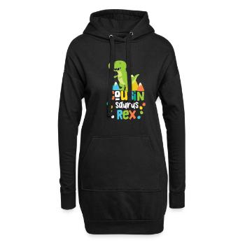 Cousin Cousin Saurus Rex Cousinsaurus - Sweat-shirt à capuche long Femme - noir - Devant