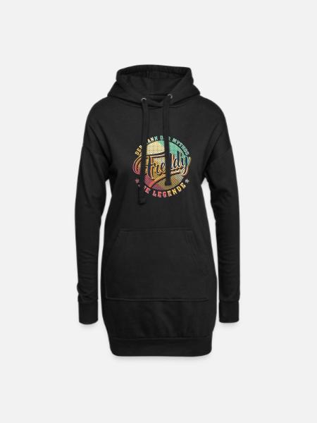 Freddy present gift idea - Hoodie Dress - black
