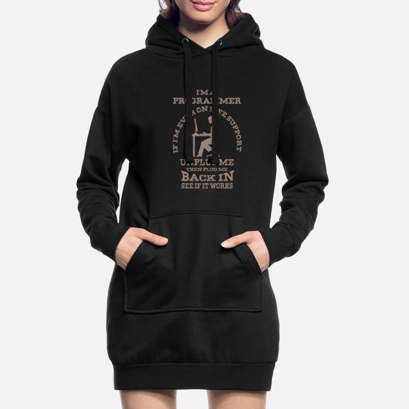 I'm a programmer - funny computer program Hoodie Dress