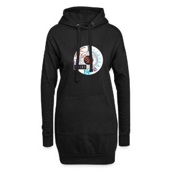 J’ai une liste de K-pop... K-Pop - Sweat-shirt à capuche long Femme - noir - Devant