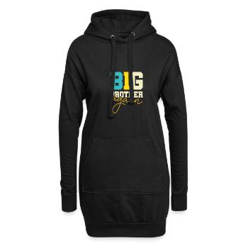 Big Brother Again For Boys Brothers Sibling - Sweat-shirt à capuche long Femme - noir - Devant