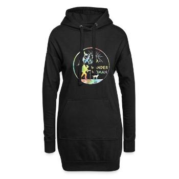 Randonner Woman Randonnée - Sweat-shirt à capuche long Femme - noir - Devant