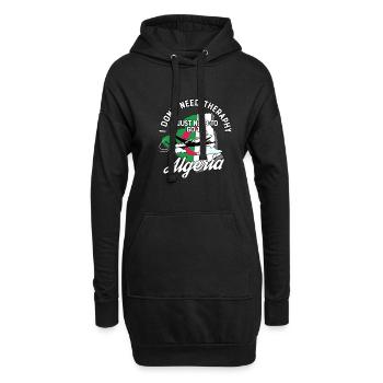 Algeria flag I Algerian Souvenirs - Hoodie-Kleid - Schwarz - Vorne