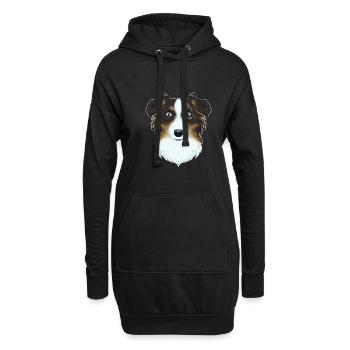 Australian Shepherd Lover I Dog Lover I Australian - Hoodie-Kleid - Schwarz - Vorne