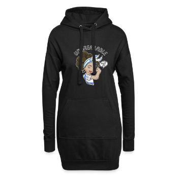 Fille israélienne incassable I Héritage israélien I - Sweat-shirt à capuche long Femme - noir - Devant