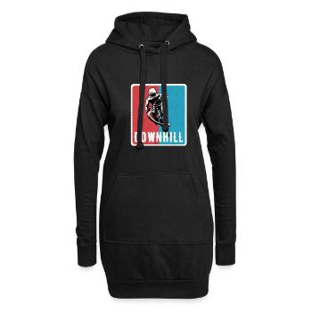 Vtt de descente VTT RetroVintage - Sweat-shirt à capuche long Femme - noir - Devant