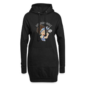 Uruguay Girl Unbreakable I Uruguay Héritage I - Sweat-shirt à capuche long Femme - noir - Devant