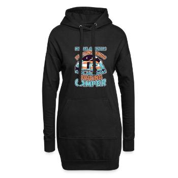 Opas Spielen Bingo Coole Opas Fahren Wohnmobil - Hoodie-Kleid - Schwarz - Vorne