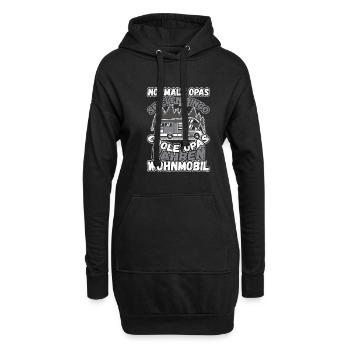 Opas Spielen Bingo Coole Opas Fahren Wohnmobil - Hoodie-Kleid - Schwarz - Vorne