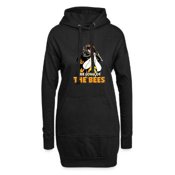 Seigneur des abeilles Apiculteurs Murmure d’abeille Abeille Abeille - Sweat-shirt à capuche long Femme - noir - Devant
