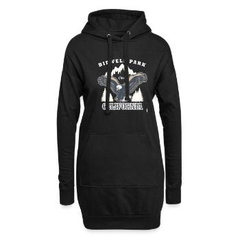 Bidwell Park Chico Californie Randonnée Naturelle - Sweat-shirt à capuche long Femme - noir - Devant