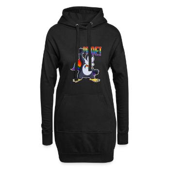 Penguin I LGBTQ Flag I Rainbow Flag I Gay Pride - Hoodie-Kleid - Schwarz - Vorne