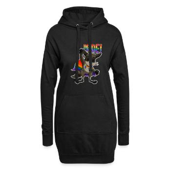 Racoon I LGBTQ Flag I Rainbow Flag I Gay Pride - Hoodie-Kleid - Schwarz - Vorne