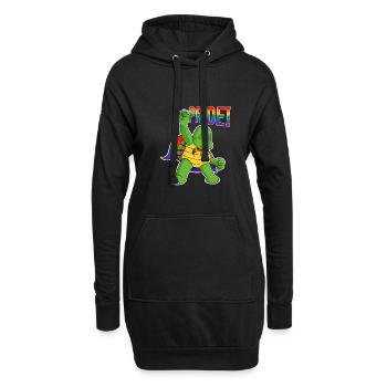 Turtle I LGBTQ Flag I Rainbow Flag I Gay Pride - Hoodie-Kleid - Schwarz - Vorne