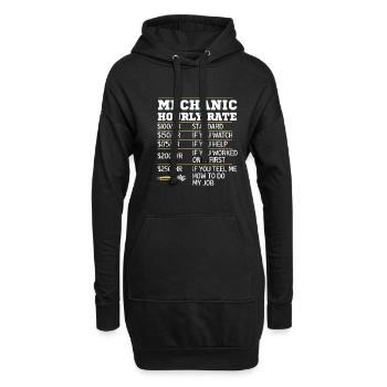 Mechanical Ignition - Work Engineer - Hoodie Dress - black - Front