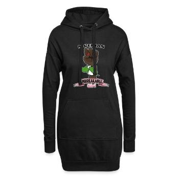 Fille nigériane incassable I Héritage nigérian I - Sweat-shirt à capuche long Femme - noir - Devant