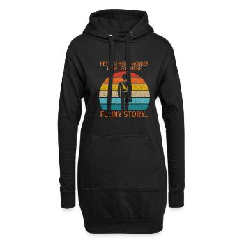 Lustige Erholung Gebrochener Arm Wird Bald Gut - Hoodie-Kleid - Schwarz - Vorne