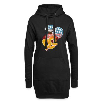 Aufbrezeln T-shirt Volksfest Trachtenshirt Ersatz - Hoodie-Kleid - Schwarz - Vorne