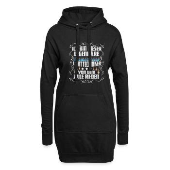 Lichtdesigner Ich bin der legendäre Lichttechniker - Hoodie-Kleid - Schwarz - Vorne