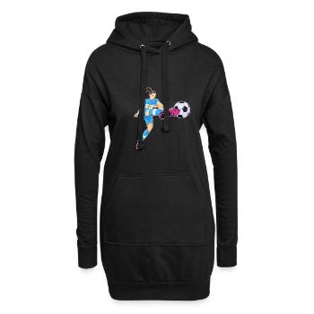 Équipe d’Argentine de football I Football - Sweat-shirt à capuche long Femme - noir - Devant