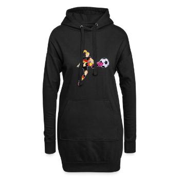 Équipe d’Allemagne de football I Football Allemagne - Sweat-shirt à capuche long Femme - noir - Devant