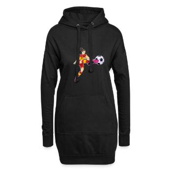 Équipe d’Espagne de football I Football Espagne - Sweat-shirt à capuche long Femme - noir - Devant