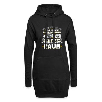 Sehr Geehrte Damen Und Herren Der Wirt Betritt - Hoodie-Kleid - Schwarz - Vorne