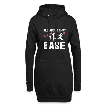 Cheerleader Über Diese Basis -Cheerleading - Hoodie-Kleid - Schwarz - Vorne