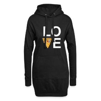 Nacho Lover Nacho Geschenk Mexikanisches Essen - Hoodie-Kleid - Schwarz - Vorne