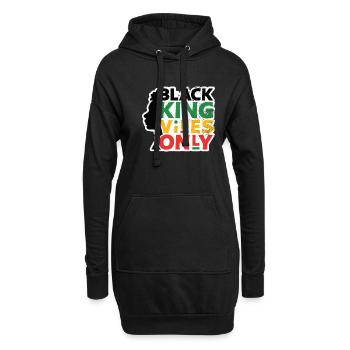 Black King ne résonne qu’avec les traditions - Sweat-shirt à capuche long Femme - noir - Devant