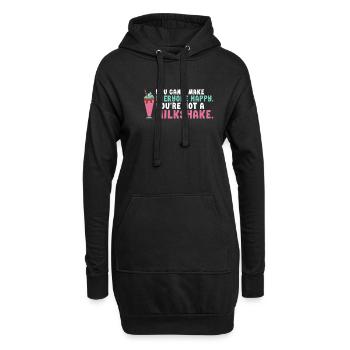 J’adore Milkshakes Milkshake Gift - Sweat-shirt à capuche long Femme - noir - Devant