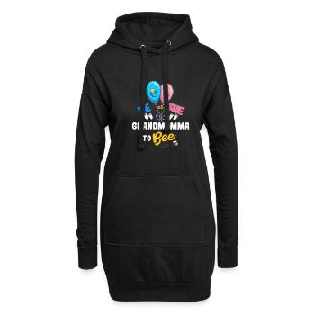 Il ou elle grand-mère à Bee meilleure grand-mère de tous les temps - Sweat-shirt à capuche long Femme - noir - Devant
