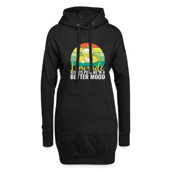 Limonade-Geschenk-Ideen - Hoodie-Kleid - Schwarz - Vorne