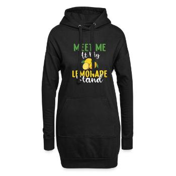 Limonade-Geschenk-Ideen - Hoodie-Kleid - Schwarz - Vorne