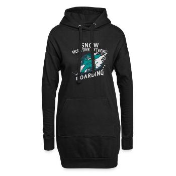 Snow Mountain Extreme Boarding Skeleton - Sweat-shirt à capuche long Femme - noir - Devant