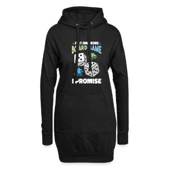 Drôle de jeu de société Amateur de dessin animé - Sweat-shirt à capuche long Femme - noir - Devant