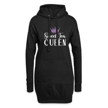 Cadeaux pour amateurs de thé sucré - Sweat-shirt à capuche long Femme - noir - Devant
