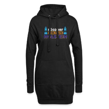 Bösdorf Schleswig-holstein - Sweat-shirt à capuche long Femme - noir - Devant